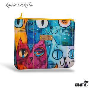 Kis méretű neszesszer - cicák - Meska.hu