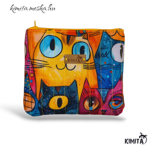 Kis méretű neszesszer - cicák - Meska.hu