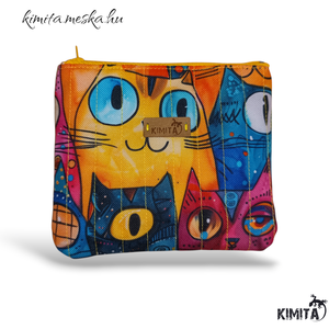 Kis méretű neszesszer - cicák - táska & tok - neszesszer - Meska.hu