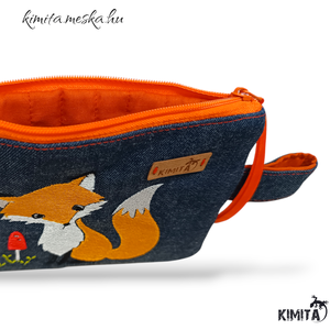 Kis méretű neszesszer - róka - táska & tok - neszesszer - Meska.hu