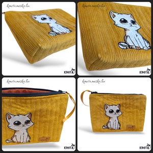 Neszesszer - Cicás kord - táska & tok - neszesszer - Meska.hu