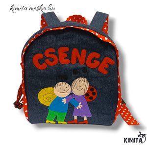 Mese mintás hátizsák - Meska.hu