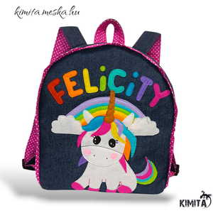 UNIKORNIS mintás hátizsák  - Meska.hu