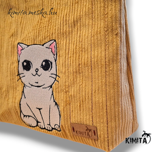 Neszesszer - Cicás kord - táska & tok - neszesszer - Meska.hu