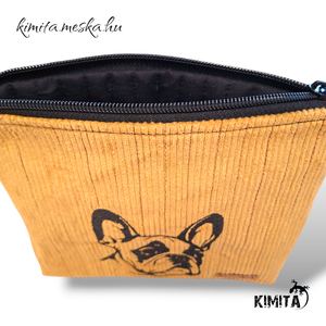 Neszesszer - Boston terrier-kord - táska & tok - neszesszer - Meska.hu