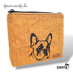 Neszesszer - Boston terrier-kord - táska & tok - neszesszer - Meska.hu