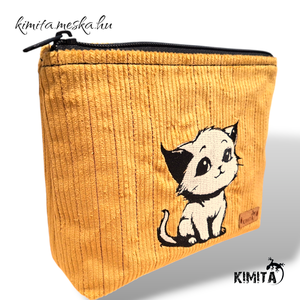 Neszesszer - Cicás kord - táska & tok - neszesszer - Meska.hu