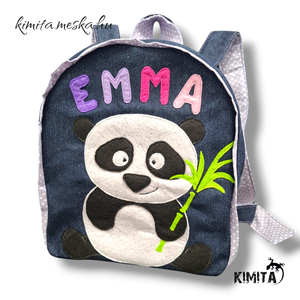 Panda macis hátizsák - táska & tok - hátizsák - kishátizsák - Meska.hu