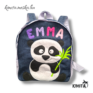 Panda macis hátizsák - Meska.hu