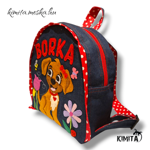 Kutyás hátizsák - játék & sport - ovis felszerelés - ovis hátizsák - Meska.hu