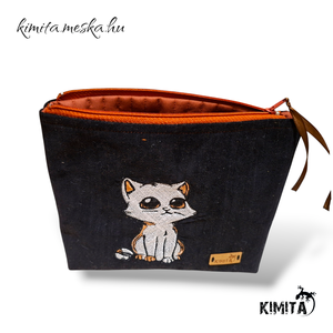 Neszesszer - Cicás kord - táska & tok - neszesszer - Meska.hu