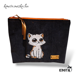 Neszesszer - Cicás kord, Táska & Tok, Neszesszer, Varrás, MESKA