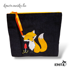 Neszesszer - róka - kord, Táska & Tok, Neszesszer, Varrás, MESKA