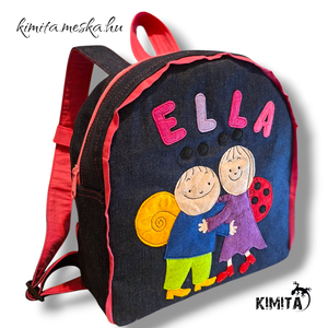 Mese mintás hátizsák - táska & tok - hátizsák - kishátizsák - Meska.hu