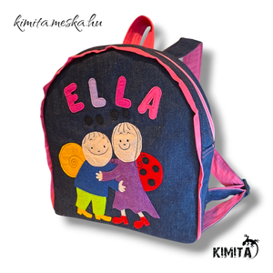 Mese mintás hátizsák - táska & tok - hátizsák - kishátizsák - Meska.hu