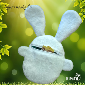 Pénzátadó nyuszi-húsvét - ünnepi díszek, dekorációk - húsvéti díszek és dekorációk - húsvéti pénzátadó - Meska.hu