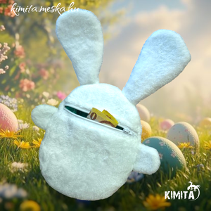 Pénzátadó nyuszi húsvét - ünnepi díszek, dekorációk - húsvéti díszek és dekorációk - húsvéti pénzátadó - Meska.hu