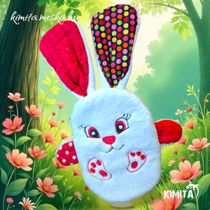 Pénzátadó nyuszi-húsvét, Ünnepi díszek, dekorációk, Húsvéti díszek és dekorációk, Húsvéti pénzátadó, Varrás, MESKA