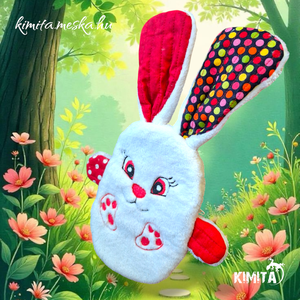 Pénzátadó nyuszi-húsvét - ünnepi díszek, dekorációk - húsvéti díszek és dekorációk - húsvéti pénzátadó - Meska.hu