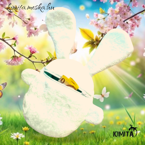 Pénzátadó nyuszi-húsvét - ünnepi díszek, dekorációk - húsvéti díszek és dekorációk - húsvéti pénzátadó - Meska.hu