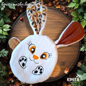 Pénzátadó nyuszi-húsvét, Ünnepi díszek, dekorációk, Húsvéti díszek és dekorációk, Húsvéti pénzátadó, Varrás, MESKA