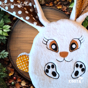 Pénzátadó nyuszi-húsvét, Ünnepi díszek, dekorációk, Húsvéti díszek és dekorációk, Húsvéti pénzátadó, Varrás, MESKA