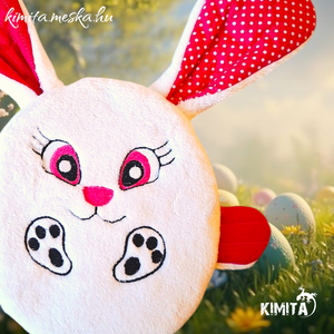 Húsvéti nyuszi zsebbel - Meska.hu