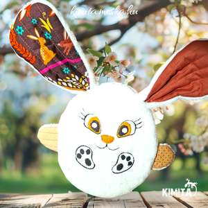 Húsvéti nyuszi zsebbel - játék & sport - plüssállat & játékfigura - nyuszi - Meska.hu