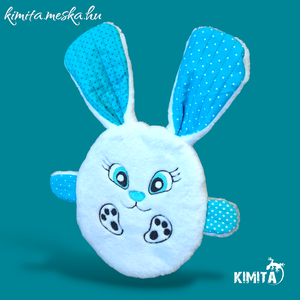 Húsvéti nyuszi zsebbel - ünnepi díszek, dekorációk - húsvéti díszek és dekorációk - húsvéti pénzátadó - Meska.hu