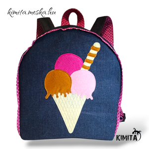 Fagyis/ fagylaltos hátizsák - táska & tok - hátizsák - kishátizsák - Meska.hu