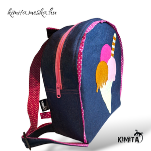 Fagyis/ fagylaltos hátizsák - táska & tok - hátizsák - kishátizsák - Meska.hu