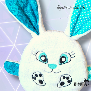 Húsvéti nyuszi zsebbel - ünnepi díszek, dekorációk - húsvéti díszek és dekorációk - húsvéti asztaldíszek - Meska.hu