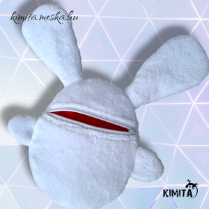 Húsvéti nyuszi zsebbel - ünnepi díszek, dekorációk - húsvéti díszek és dekorációk - húsvéti pénzátadó - Meska.hu