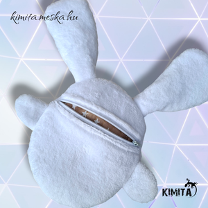 Húsvéti nyuszi zsebbel - ünnepi díszek, dekorációk - húsvéti díszek és dekorációk - húsvéti pénzátadó - Meska.hu