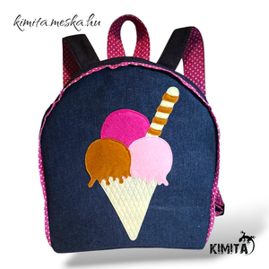 Fagyi mintás hátizsák - játék & sport - ovis felszerelés - ovis hátizsák - Meska.hu