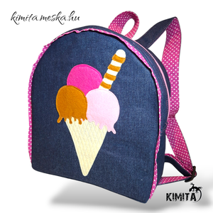 Fagyi mintás hátizsák - játék & sport - ovis felszerelés - ovis hátizsák - Meska.hu