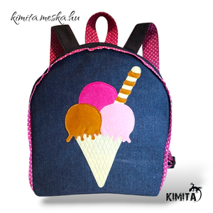 Fagyi mintás hátizsák - Meska.hu