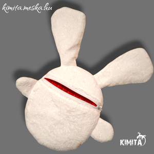 Húsvéti nyuszi zsebbel - ünnepi díszek, dekorációk - húsvéti díszek és dekorációk - húsvéti pénzátadó - Meska.hu