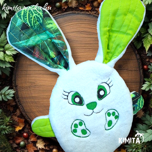 Húsvéti nyuszi zsebbel - játék & sport - plüssállat & játékfigura - nyuszi - Meska.hu