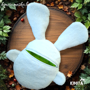 Húsvéti nyuszi zsebbel - játék & sport - plüssállat & játékfigura - nyuszi - Meska.hu