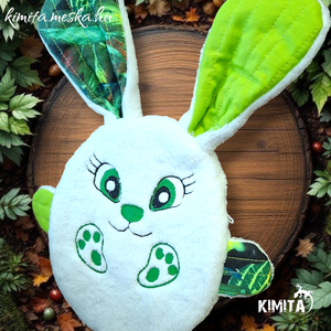 Húsvéti nyuszi zsebbel - játék & sport - plüssállat & játékfigura - nyuszi - Meska.hu