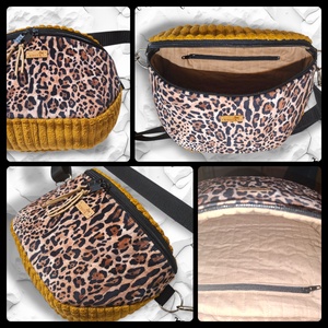 Leopárd crossbody táska - táska & tok - kézitáska & válltáska - vállon átvethető táska - Meska.hu