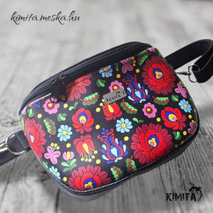 Népi mintás crossbody táska - Meska.hu