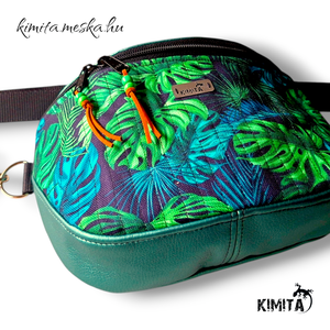 Levél mintás crossbody táska - táska & tok - kézitáska & válltáska - vállon átvethető táska - Meska.hu