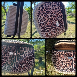 Leopárd crossbody táska - táska & tok - kézitáska & válltáska - vállon átvethető táska - Meska.hu