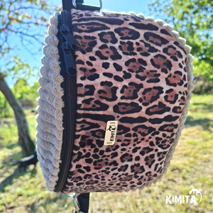 Leopárd crossbody táska - táska & tok - kézitáska & válltáska - vállon átvethető táska - Meska.hu