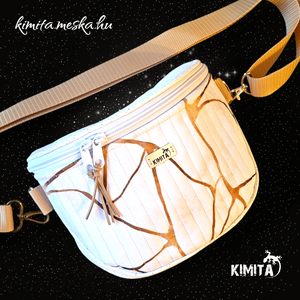 Márványos crossbody táska - táska & tok - kézitáska & válltáska - vállon átvethető táska - Meska.hu