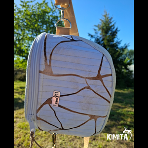 Márványos crossbody táska - táska & tok - kézitáska & válltáska - vállon átvethető táska - Meska.hu