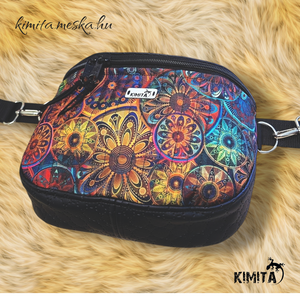 Mandalás crossbody táska - táska & tok - kézitáska & válltáska - vállon átvethető táska - Meska.hu