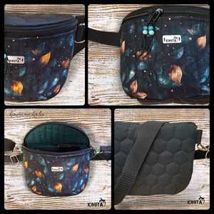 Levél mintás crossbody táska - táska & tok - kézitáska & válltáska - vállon átvethető táska - Meska.hu